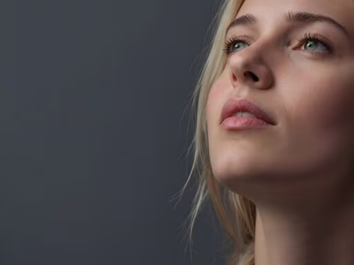 woman, view, portrait